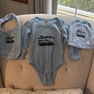 Blue Supra Baby Onesie Set